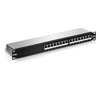 TRENDnet 16-Port Cat6A Shielded 1U Patch Panel, 1000BASE-T / 10GBASE-T Support, compatible with cat5e, cat6, cat6a, 110 or Krone type, TC-P16C6AS