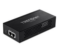 TRENDnet 2.5G PoE+ Injector, TPE-215GI, PoE (15.4W) or PoE+ (30W), Converts a non-PoE Port to a PoE+ 2.5G Port, 2.5GBASE-T Compliant, Integrated Power Supply, Network a PoE device upto 100m, Black
