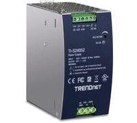 TRENDnet 240W 52V DC, 4.61A AC to DC DIN-Rail Industrial Power Supply, Built-In Power Factor Controller Function, Extreme Operating Temperature Range -25° - 70° C (-13° - 158° F), Silver, TI-S24052