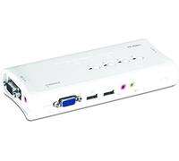 TRENDnet 2-Port USB/VGA HD KVM Switch Kit with Audio support, TK-209K
