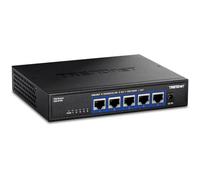 TRENDnet 5-Port 10G Switch, 5 x 10G RJ-45 Ports, 100Gbps Switching Capacity, Supports 2.5G and 5G-BASE-T Connections, Lifetime Protection, Black, TEG-S750