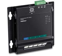 TRENDnet 5-Port Industrial Gigabit Poe+ Wall-Mounted Front Access Switch, 5 x Gigabit PoE+ Ports, DIN-Rail Mount, 48-57 V DC Power Input, IP30, 120 W PoE Budget, TI-PG50F