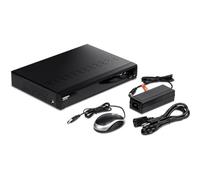 TRENDnet 8-Channel UHD PoE NVR, H.264/H.265 4K (8MP), Up to 12TB Storage (HDD Not Included), Supports one 4K Camera Channel, 8 PoE ports, 80W PoE Power Budget, Rackmount Design, 240fps, TV-NVR1508