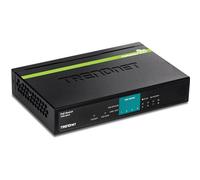 TRENDnet 10/100Mbps PoE Switch, 4 x 10/100, 4 x 10/100 PoE, 802.3af, 30 W PoE Budget, TPE-S44 8-Port One Color