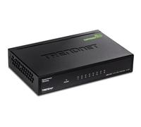 TRENDnet 8-Port Gigabit GREENnet Switch, TEG-S82G, Ethernet Splitter, Ethernet/Network Switch, 8 x 10/100/1000 Mbps Gigabit Ethernet Ports, 16 Gbps Switching Capacity, Metal