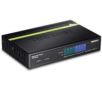 TRENDnet 8-Port Gigabit PoE+ Switch, TPE-TG80G, 8 x Gigabit PoE+ Ports, 123 W PoE Power Budget, 16 Gbps Switching Capacity, Desktop Switch, Ethernet Network Switch, Metal
