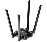 TRENDnet AC1900 High Power Dual Band Wireless USB Adapter, Increase Extend Wi-Fi Wireless Coverage, High Gain Antennas, Stream 4K HD Video, USB 3.0 to USB Type A, Windows/Mac OS Compatible,TEW-809UB