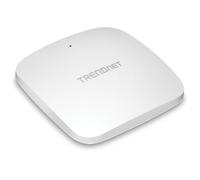 TRENDnet AX3000 Dual Band WiFi 6 PoE+ Access Point, TEW-923DAP, 1 x 2.5GBASE-T PoE+ LAN Port, OFDMA and MU-MIMO Technology, 2402Mbps (5Ghz), 573Mbps (2.4Ghz), WPA3 Ecryption, White