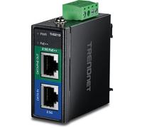 TRENDnet Industrial 2.5G PoE++ Injector, TI-IG219, IP50 Rated Design, Connect Network Devices Up to 100m (328 ft), Supports PoE (15.4W), PoE+ (30W), and PoE++ (95W) Devices, NDAA TAA Compliant