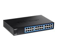 TRENDnet TEG-S25D 24-Port Gigabit Desktop Switch, 24 x Gigabit RJ-45 Ports, 48Gbps Switching Capacity, Fanless Design, Metal Housing, Internal Power Supply
