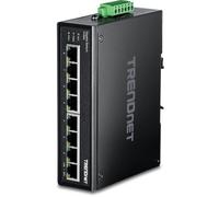 TRENDnet TI-G80 8-Port Hardened Industrial Gigabit DIN-Rail Switch