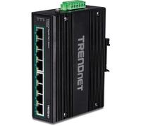 TRENDnet TI-PG80B 8-Port Industrial Gigabit PoE+ DIN-Rail Switch (24-56V) 8 Port