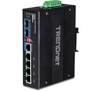 TRENDnet TI-UPG62 6-port hardened Industrial Gigabit Ultra PoE+ Switch (5 Gigabit / 1 shared SFP / 1 dedicated SFP)