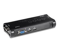 TRENDnet TK-407K 4-Port USB KVM Switch Kit