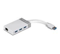 Trendnet USB 3.0 TO GB ETHERNET ADAP. + USB HUB USB 3.0 3-Port Hub with Gigabit
