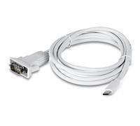 TRENDnet USB Type C to RS-232 DB9 Serial Adapter, TUC-S9, Connect an RS-232 Serial Device to a USB Type C Port on Your Computer, 1.8m (5.9ft), Supports USB 3.0/2.0/1.1, Supports Windows