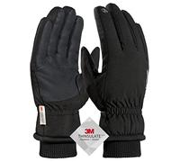 TRENDOUX Winter Waterproof Thermal Gloves - Ski Glove for Men Women Extreme Cold Weather 3M Thinsulate Touchscreen Windproof Cuff Unisex Thick Wicking Insert for Bike Snowboard Running cycling