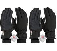 TRENDOUX Winter Waterproof Thermal Gloves - Ski Glove for Men Women Extreme Cold Weather 3M Thinsulate Touchscreen Windproof Cuff Unisex Thick Wicking Insert for Bike Snowboard Running cycling