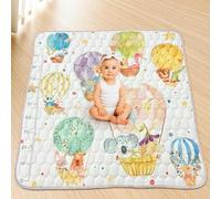 Trends by Twins® Foldable Padded Baby Mat (Multicolor Stars)