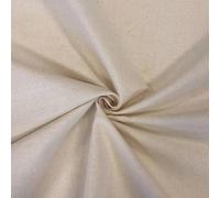 TRENDS Calico Fabric by The Metre UK - 60 inch / 152 cm Wide Unbleached Cotton Fabrics Medium Weight - 100% Cotton for Curtain Lining, Embroidery and Sewing Projects (2 Metre)
