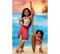 Trends International Disney Moana 2 - Moana and Simea Wall Poster, 22.37" x 34.00", Unframed Version