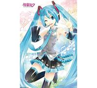 Trends International Hatsune Miku - Waving Wall Poster, 22.375" x 34", Unframed Version