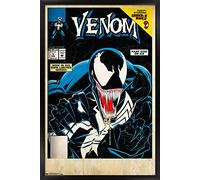 Trends International Marvel Comics - Venom - Lethal Protector Cover #1 Wall Poster, 22.375" x 34", Black Framed Version