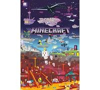 Trends International Minecraft - World Beyond Wall Poster, 22.375" x 34", Unframed Version