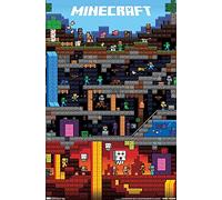 Trends International Minecraft - Worldly Wall Poster, 22.375" x 34", Unframed Version