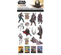 Trends International Star Wars Mandalorian 2-The Child Standard Sticker-4 Sheet, Multicolor