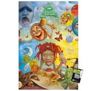 Trends International Trippie Redd - Art Wall Poster, 22.37" x 34.00", Poster & Push Pin Bundle