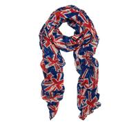 TrendsBlue UK British Flag Small Print Fashion Scarf