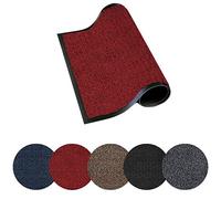 Trendsco - Dirt Trapper Door Mat Indoor & Outdoor - Non Slip Rubber Backing Carpet and Floor Mat for Home, Kitchen & Office - Super Absorbent Washable Rug Mat for Front & Back Door (Red || 80 x 120)