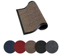 Trendsco - Dirt Trapper Door Mat Indoor & Outdoor - Non Slip Rubber Backing Carpet and Floor Mat for Home, Kitchen & Office - Super Absorbent Washable Rug Mat for Front & Back Door (Beige ||60 x 120)