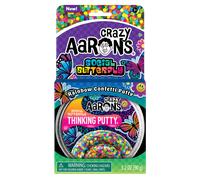Crazy Aaron's Thinking Putty - Social Butterfly - See-Through Sensory Putty for Kids and Grown ups in a 4" Tin - Creative and Endless Fun, Stress Relief Therapy Toys, Never Dries Out