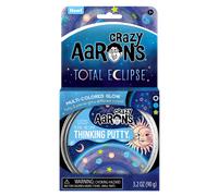 Crazy Aaron's Thinking Putty® - Total Eclipse - Glow in The Dark Sensory Putty for Kids and Grown ups in a 4" Tin - Creative and Endless Fun, Stress Relief Therapy Toys, Never Dries Out