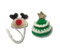 TrendTastic Small Animal Christmas Costume, Tree and Reindeer Hat, for Hamster, Guinea Pig, Chinchilla, Hedgehog, Lizard, Bearded Dragon, 2 Pieces
