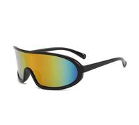 Trendy 2024 Punk Sport Einteiler Sonnenbrille Frauen M?nner Vintage Schild Sonnenbrille Für Damen Wrap Around Shade Eyewear