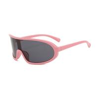Trendy 2024 Punk Sport Einteiler Sonnenbrille Frauen M?nner Vintage Schild Sonnenbrille Für Damen Wrap Around Shade Eyewear