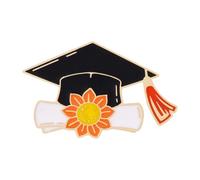 Trendy 2026 Scholar Hat Brooch Combining Modern Aesthetics with Traditional Styles Chinese Fashion Pin