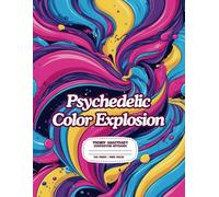 Trendy Abstract Composition Notebook: Psychedelic Color Explosion: A Bold & Artistic Notebook for Creative Minds | 120 Pages Wide Ruled 8,5 x 11 inch. ... & Professionals | Artistic Abstract Cover