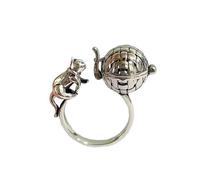 Trendy accessory stainless steel diffuser ring for essential oils is perfect for daily wear dating
