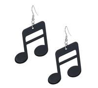 Trendy Acrylic Music Notes Studs Earrings Lightweight Fashion Ear Jewelries Accessories For Fashionable Enthusiasts Fashionable Statement Earrings