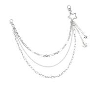 Trendy Alloy Multi-Layer Star Pants Chain With Secure Locking Clasp For Parties & Daily Outfits Easy Clean Layered Body Jewelry