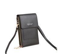 Trendy and Functional Crossbody Bag Featuring Built in Display Panel for Smooth Phone Action Thin Blocking Shoulder Bag City Passenger Touch Panel Pack Multi Pocket Touch Waist Crossbody Leather Phone