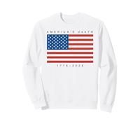 Trendy Apparel 4th Of July America's 250th 1776-2026 US Flag Sweatshirt