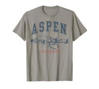 Trendy Apparel Aspen Colorado Skiiing Under Ski Lift T-Shirt