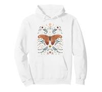 Trendy Apparel Celestial Butterfly Lunar Phases And Flowers Pullover Hoodie