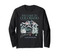 Trendy Apparel Christmas Welcome to Colorado Enjoy The Ride Long Sleeve T-Shirt