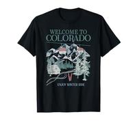 Trendy Apparel Christmas Welcome to Colorado Enjoy The Ride T-Shirt